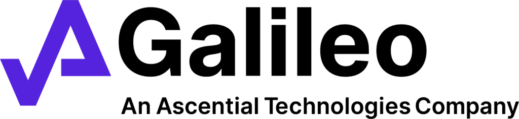 The logo for galileo an essential technologies company.
