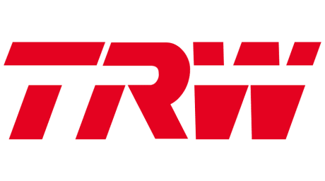 The trw logo on a white background.