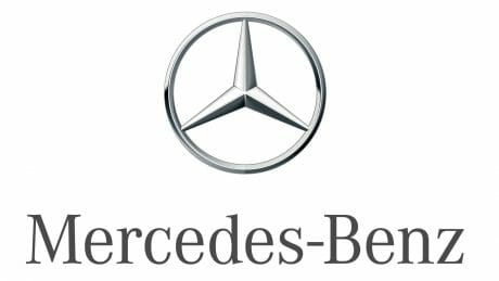 Mercedes-benz logo on a white background.