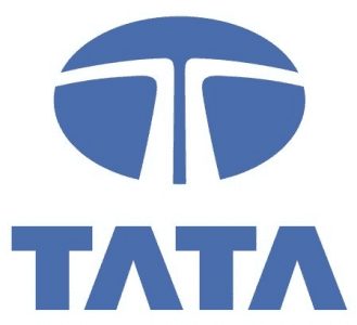 The tata logo on a white background.