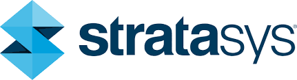 Stratasys logo on a white background.