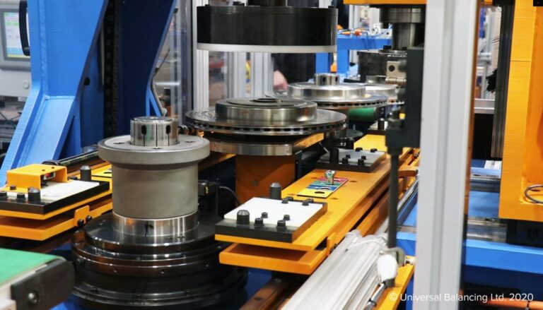 A machine is being used in a factory.