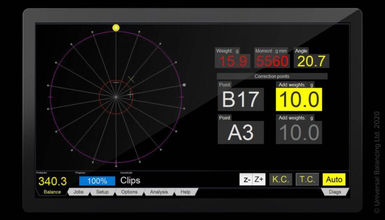 A computer screen with a display of a compass.