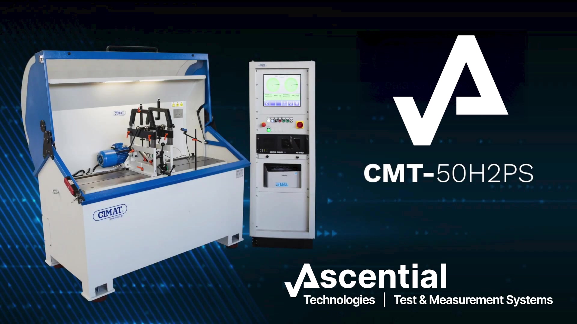 CNC spindle balancing machine - Ascential Test & Measurement