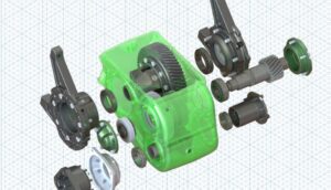 Combine Transmission Assembly