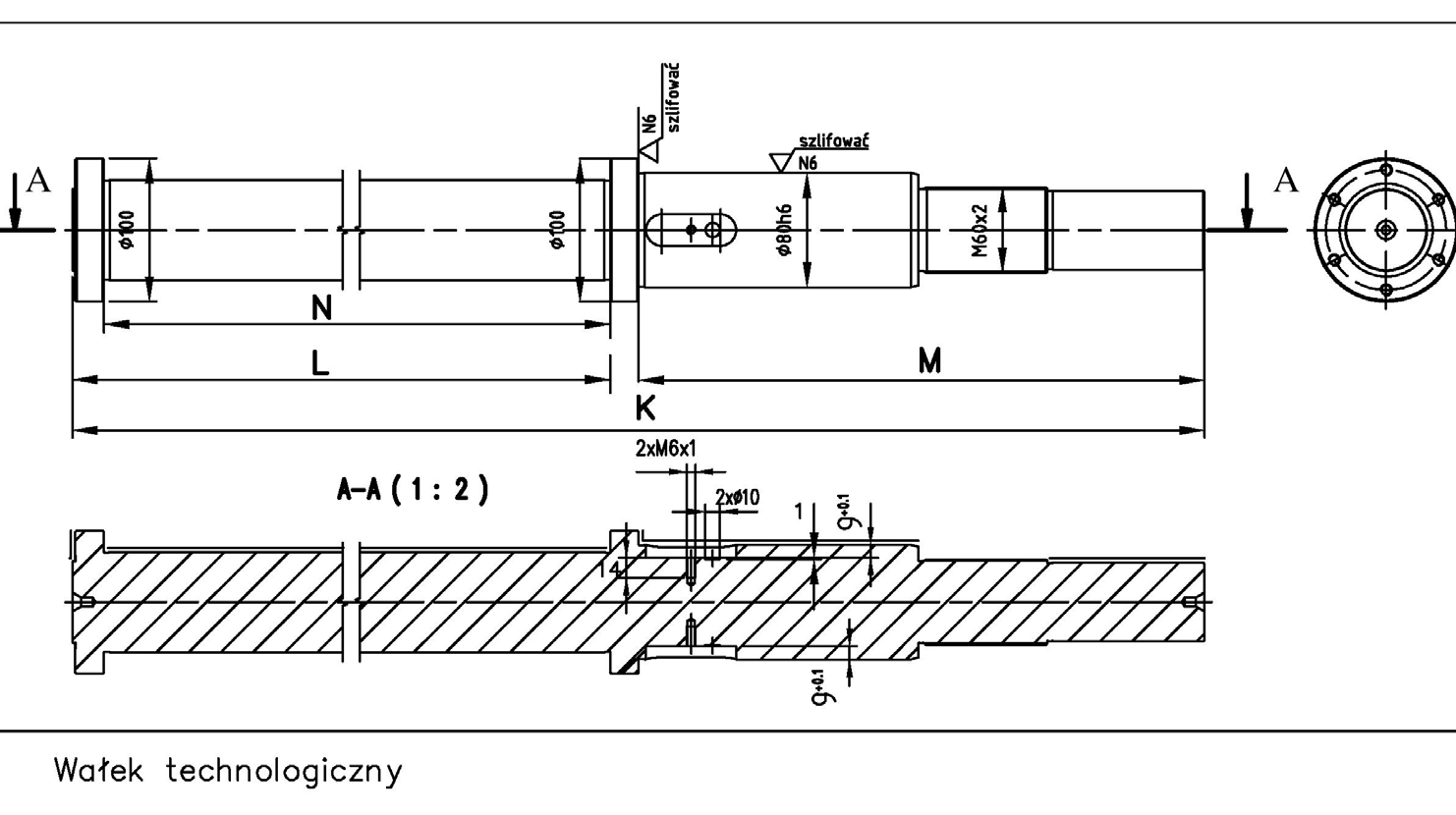 Figure 1. Technological shaft