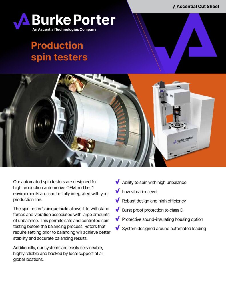 Production Spin Test Flyer