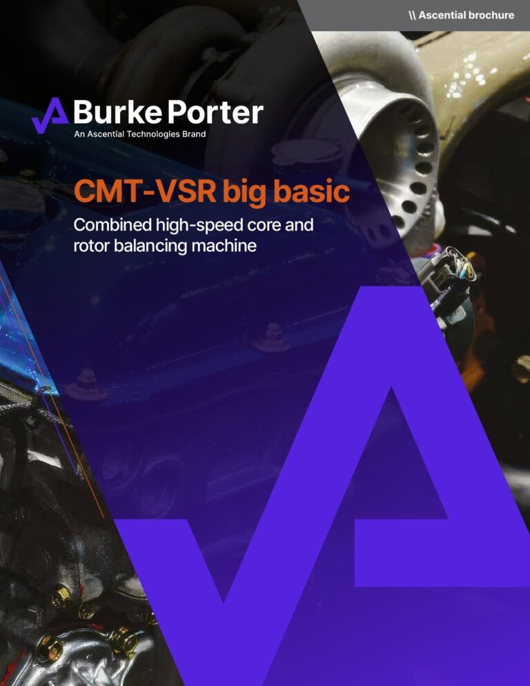 CMT-VSR big basic Combined High-Speed Core and Rotor Balancing Machine