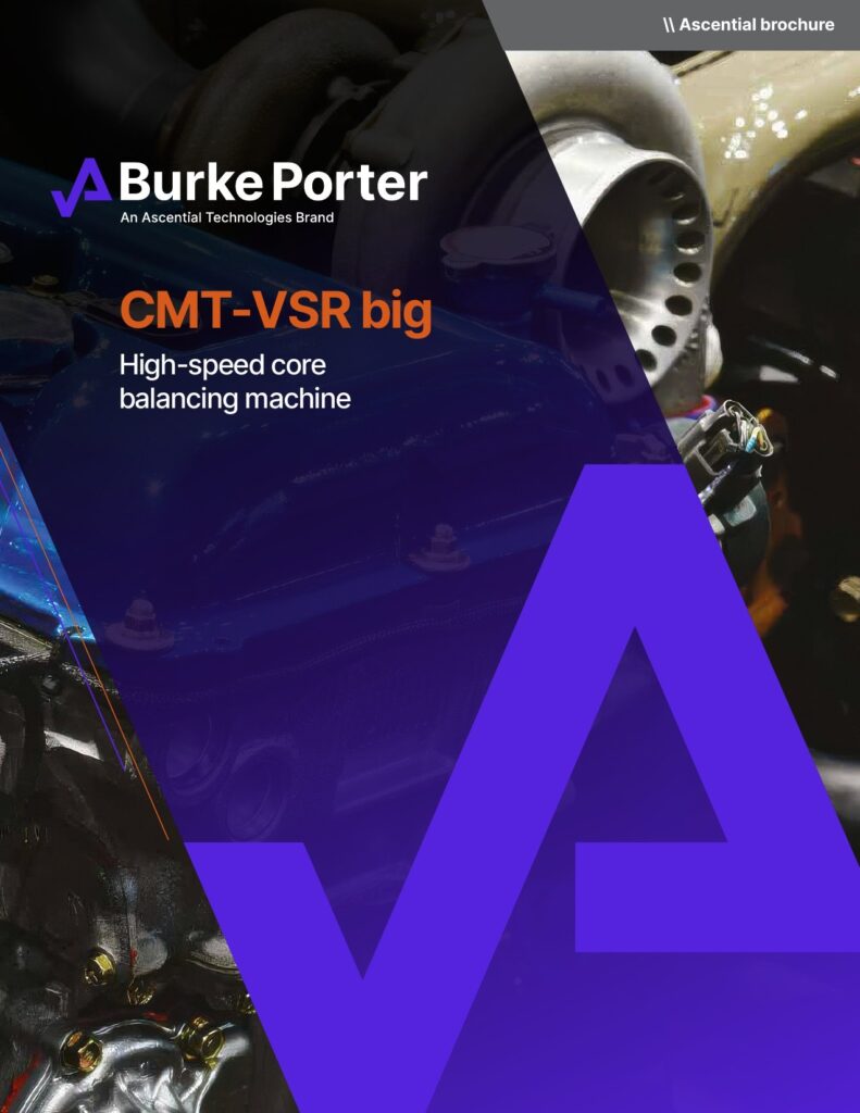 CMT-VSR big High-Speed Core Balancing Machine